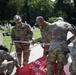 U.S. Service Members with the District of Columbia National Guard Help Volunteers at Special Olympics