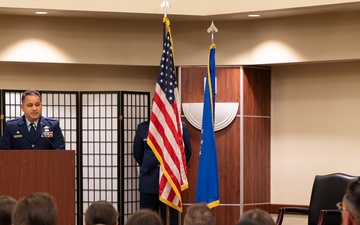 Chief Master Sgt. Douglas Kellogg promotion ceremony