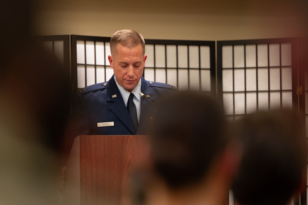 Chief Master Sgt. Douglas Kellogg promotion ceremony