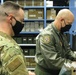 General visited Westover to complete his annual small arms qualification