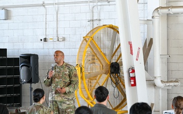 Command Chief Birk Leads 433rd AW Enlisted All Call