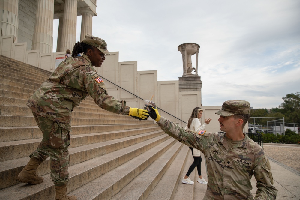 JTF- Area Beautification Lincoln Memorial
