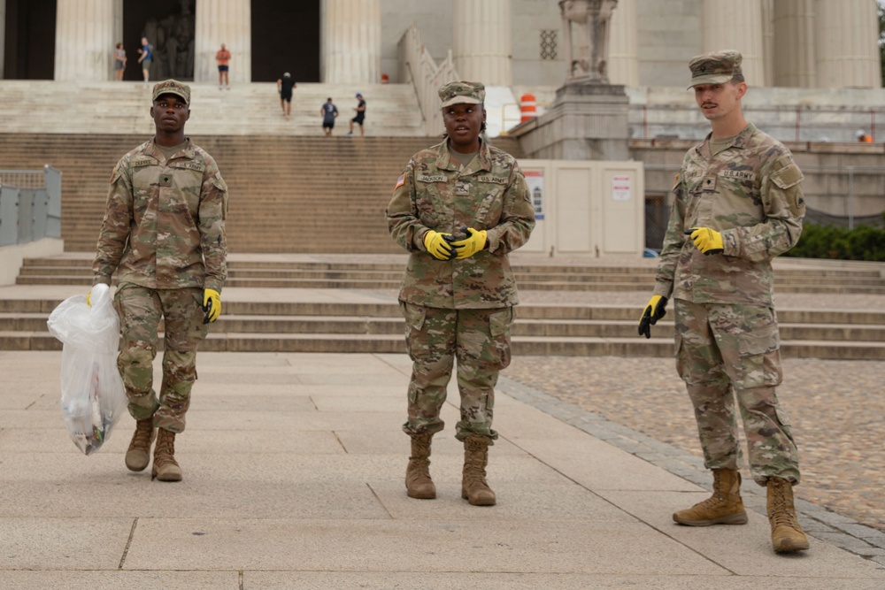 JTF- Area Beautification Lincoln Memorial
