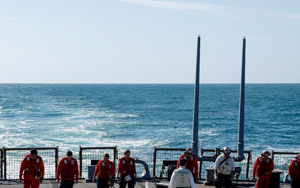 Flight Operations onboard USS Gonzalez (DDG 66)