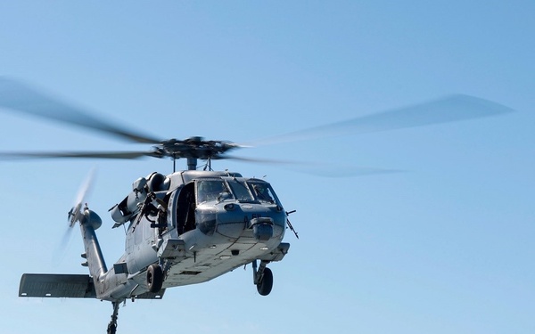 Flight Operations onboard USS Gonzalez (DDG 66)