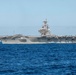 USS George H W Bush (CVN 77) Maneuvers into Formation