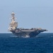 USS George H W Bush (CVN 77) Maneuvers into Formation