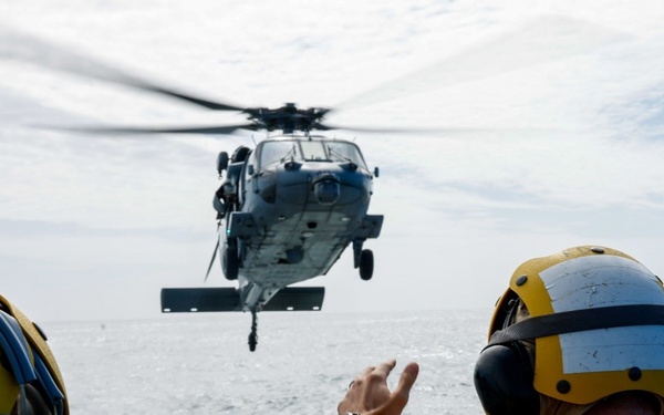Flight Operations onboard USS Gonzalez (DDG 66)