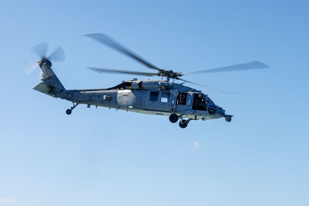 Flight Operations onboard USS Gonzalez (DDG 66)