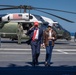 USS George H.W. Bush hosts President Donald J. Trump and First Lady Melania Trump during the Titans of the Sea Presidential Review celebrating the Navy’s 250th birthday.