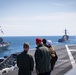 USS George H.W. Bush hosts President Donald J. Trump and First Lady Melania Trump during the Titans of the Sea Presidential Review celebrating the Navy’s 250th birthday.
