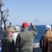 USS George H.W. Bush hosts President Donald J. Trump and First Lady Melania Trump during the Titans of the Sea Presidential Review celebrating the Navy’s 250th birthday.