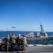 USS George H.W. Bush hosts President Donald J. Trump and First Lady Melania Trump during the Titans of the Sea Presidential Review celebrating the Navy’s 250th birthday.