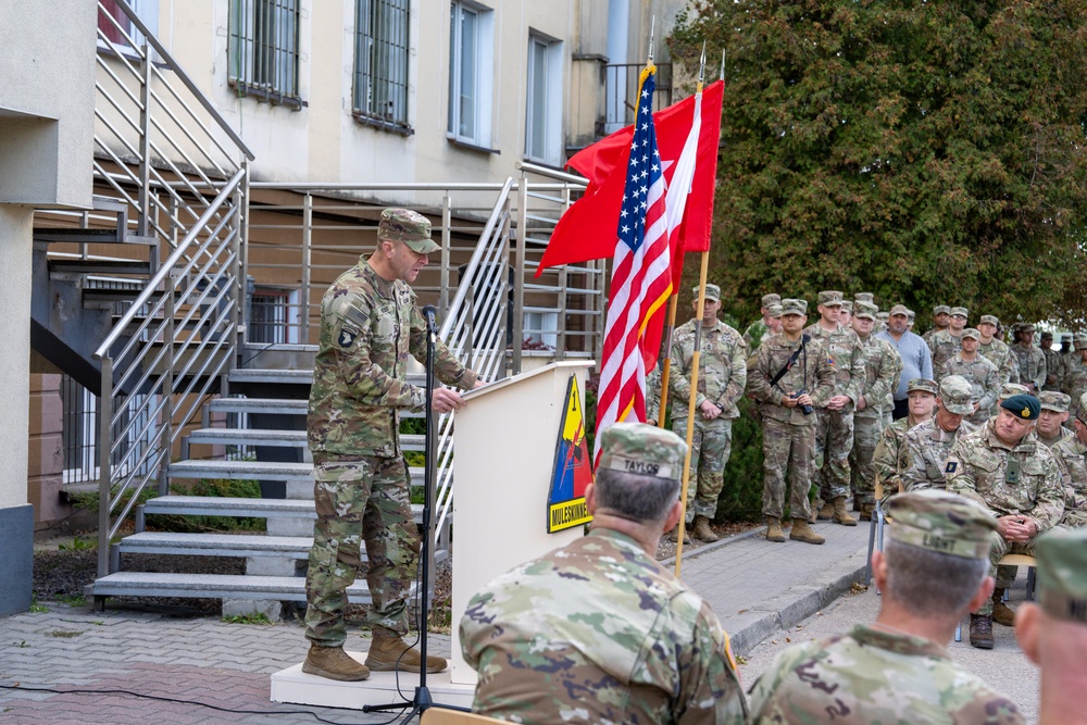 1st Armored Division DSB transfers authority, leaves legacy of innovation in Poland