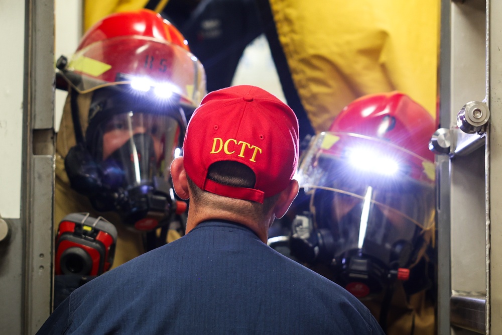 Main Space Fire Drill aboard USS Paul Ignatius (DDG 117)
