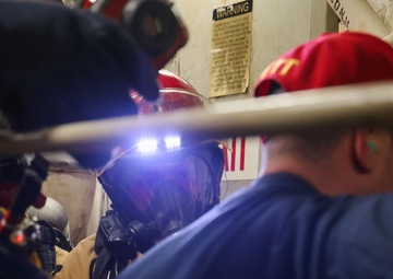 Main Space Fire Drill aboard USS Paul Ignatius (DDG 117)