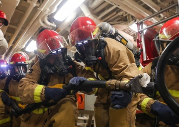Main Space Fire Drill aboard USS Paul Ignatius (DDG 117)
