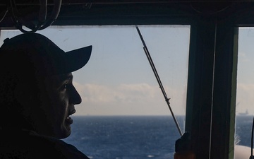 USS Paul Ignatius (DDG 117) joins the Gerald R. Ford (CVN 78) Carrier Strike Group through the Strait of Gibraltar