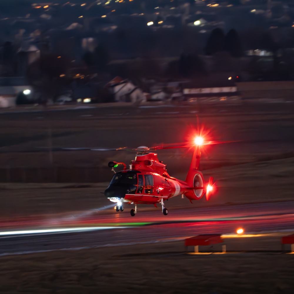 Air Station Atlantic City helicopter crew returns from patrol