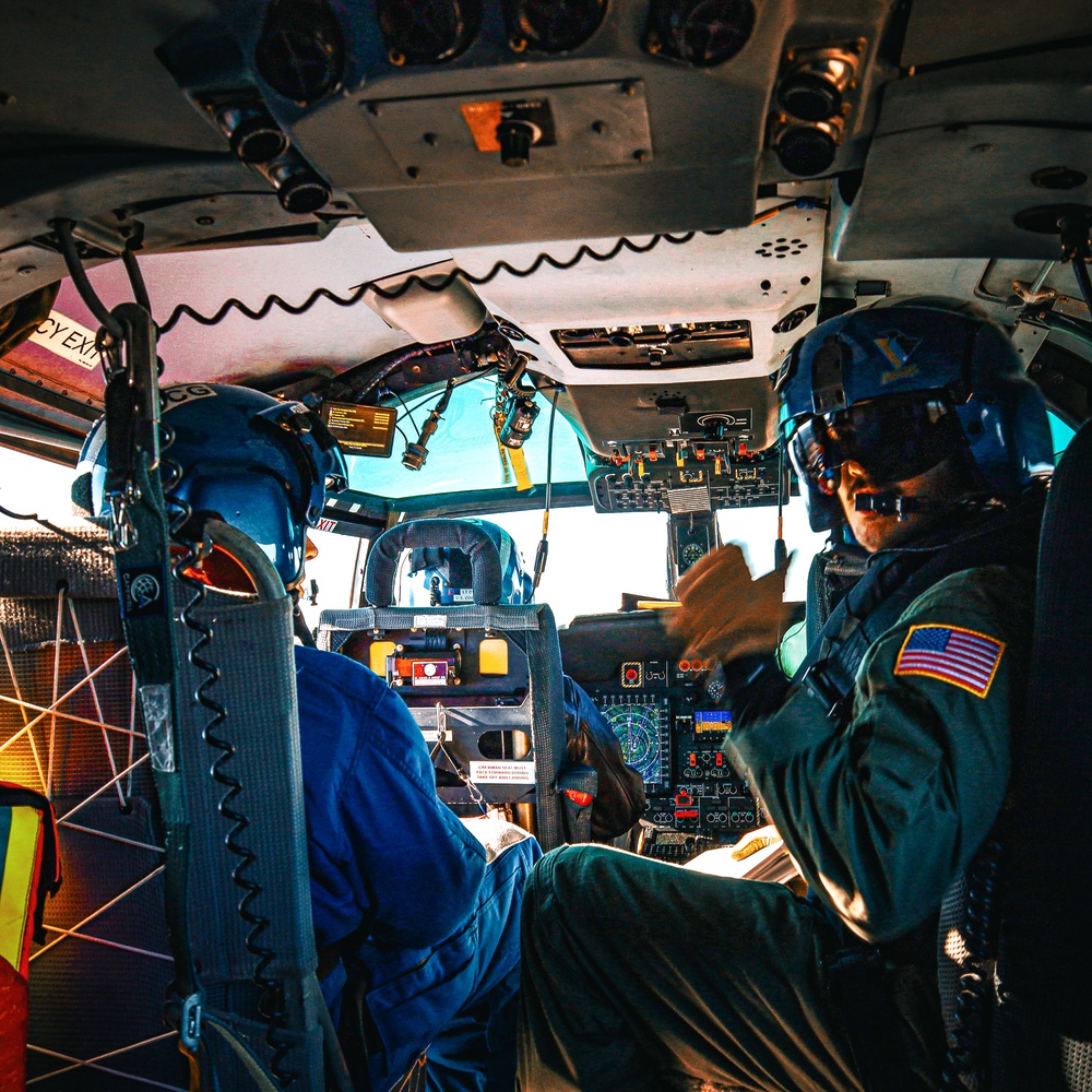 Air Station Atlantic City helicopter crew returns from patrol