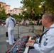 U.S. Naval Forces Europe and Africa Band on the USS Mount Whitney (LCC 20)