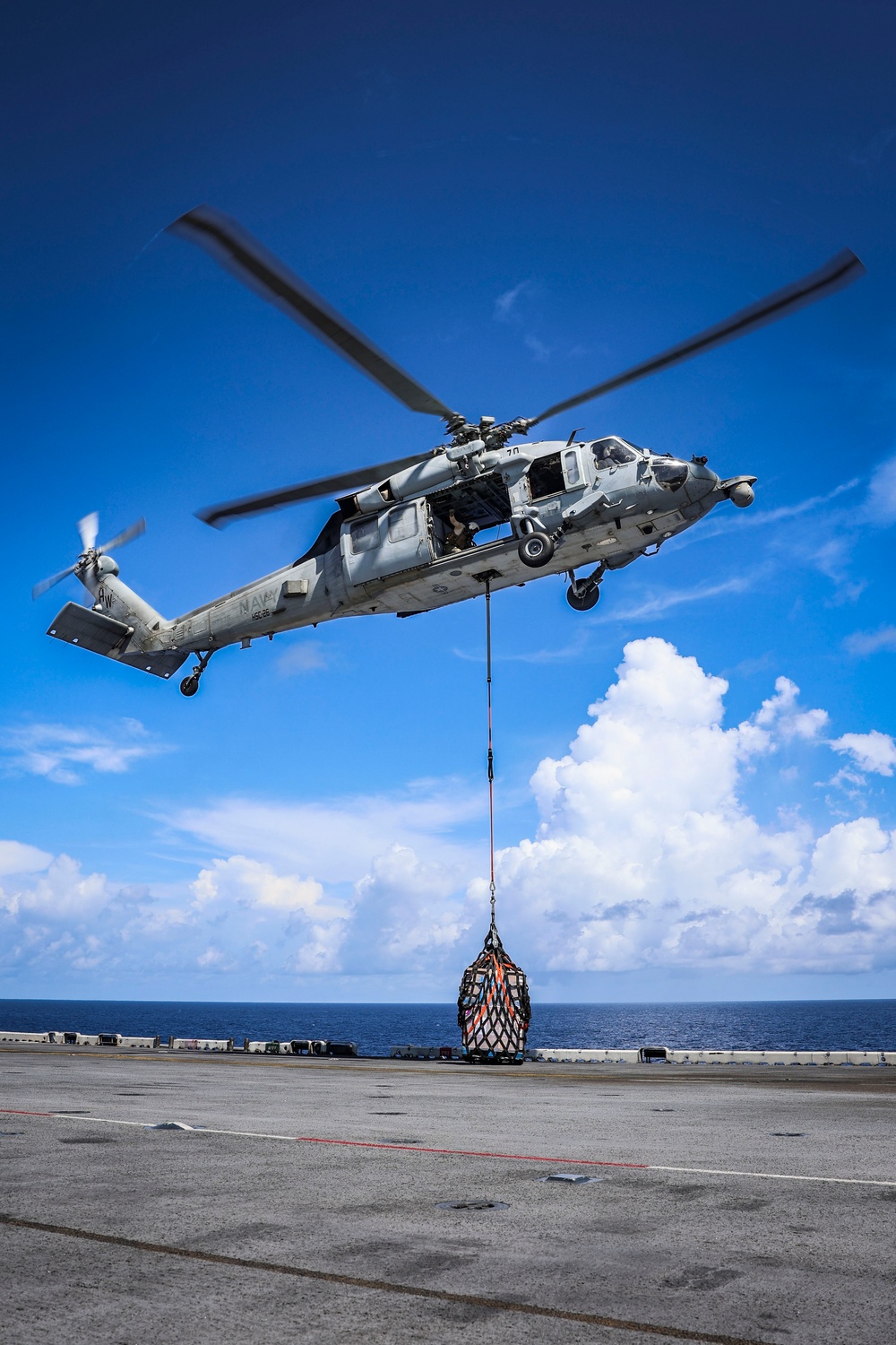 USS Iwo Jima Conducts Replenishment at Sea