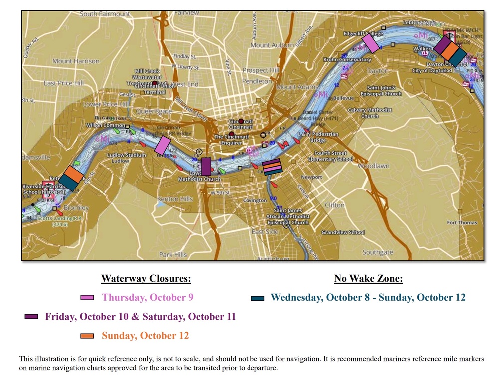 Coast Guard scheduled to set temporary waterway restrictions during America’s River Roots Festival