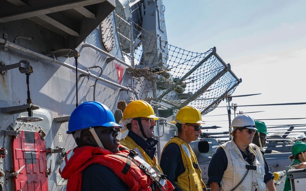 USS Iwo Jima Conducts Resupply