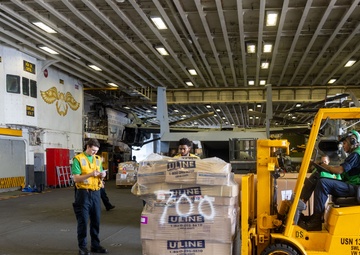 Iwo Jima Sailors Conduct a Replenishment At Sea