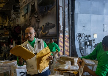 Iwo Jima Sailors Conduct a Replenishment At Sea