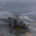 USS Iwo Jima (LHD 7) Conducts Flight Operations in the Rain
