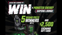 Nearly $22,000 in Prizes Up for Grabs in Monster Energy Gaming Lounge Sweepstakes