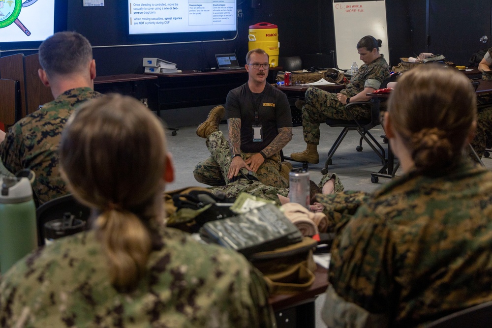 2nd Medical Battalion Hosts Tier IV Tactical Combat Casualty Care Course