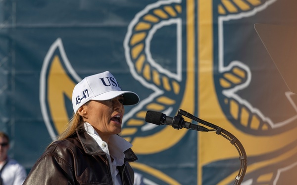 Trump Visits Naval Station Norfolk