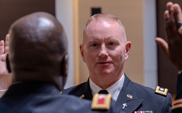 13ACSC Chaplain promoted to Lieutenant Colonel