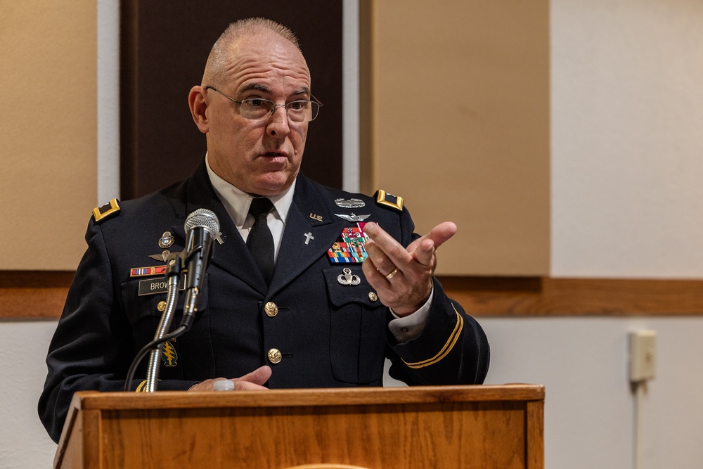 13ACSC Chaplain promoted to Lieutenant Colonel