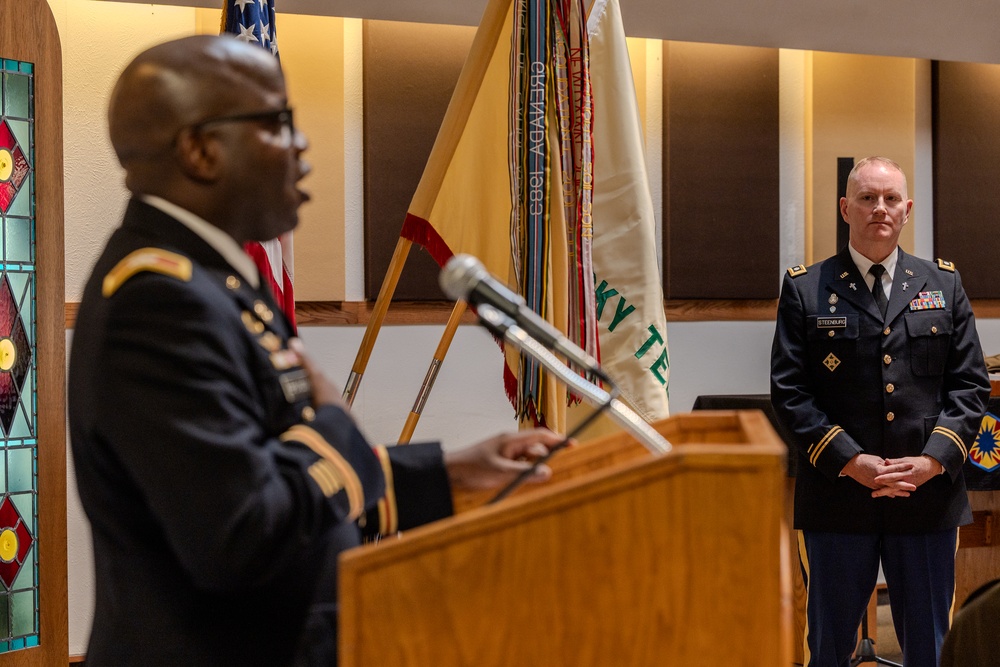 13ACSC Chaplain promoted to Lieutenant Colonel