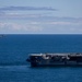 USS George H.W. Bush hosts President Donald J. Trump and First Lady Melania Trump during the Titans of the Sea Presidential Review celebrating the Navy’s 250th birthday.