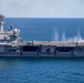 USS George H.W. Bush hosts President Donald J. Trump and First Lady Melania Trump during the Titans of the Sea Presidential Review celebrating the Navy’s 250th birthday.