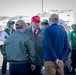 USS George H.W. Bush hosts President Donald J. Trump and First Lady Melania Trump during the Titans of the Sea Presidential Review celebrating the Navy’s 250th birthday.