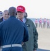 USS George H.W. Bush hosts President Donald J. Trump and First Lady Melania Trump during the Titans of the Sea Presidential Review celebrating the Navy’s 250th birthday.
