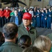 USS George H.W. Bush hosts President Donald J. Trump and First Lady Melania Trump during the Titans of the Sea Presidential Review celebrating the Navy’s 250th birthday.