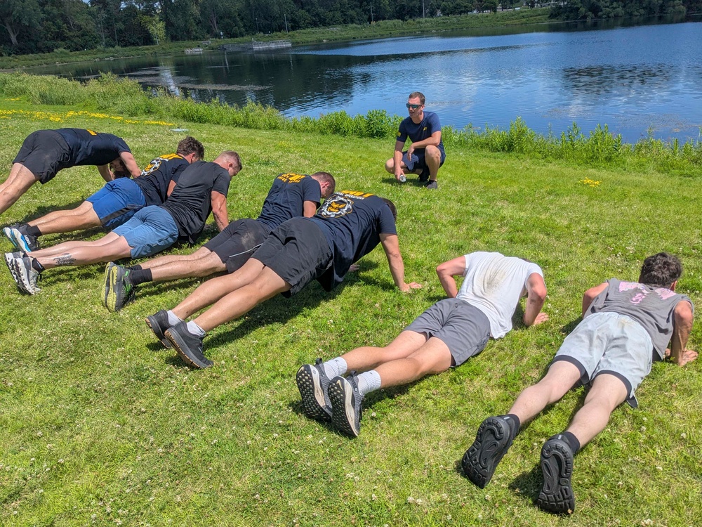 Navy Special Operations recruiters host local training and try-outs.