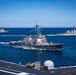 USS George H.W. Bush participates in the Titans of the Sea Presidential Review celebrating the Navy’s 250th birthday.