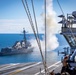 USS George H.W. Bush participates in the Titans of the Sea Presidential Review celebrating the Navy’s 250th birthday.