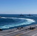 USS George H.W. Bush participates in the Titans of the Sea Presidential Review celebrating the Navy’s 250th birthday.
