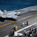USS George H.W. Bush hosts President Donald J. Trump and First Lady Melania Trump during the Titans of the Sea Presidential Review celebrating the Navy’s 250th birthday.