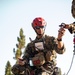 U.S. service members and German soldiers conduct repelling exercises during Mountain Medicine 3-25