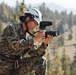 U.S. service members and German soldiers conduct repelling exercises during Mountain Medicine 3-25