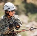 U.S. service members and German soldiers conduct repelling exercises during Mountain Medicine 3-25